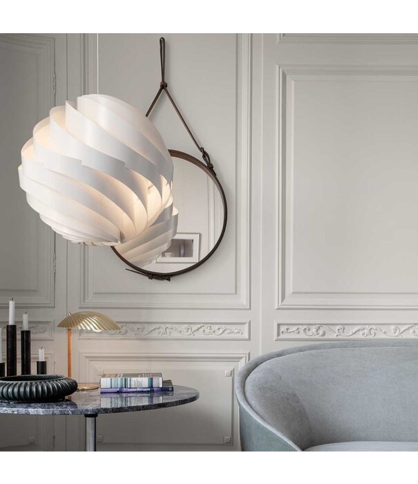 Gubi  Gubi - Adnet Circular mirror creme  Ø58