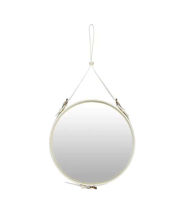 Gubi  Gubi - Adnet Circular mirror creme  Ø58