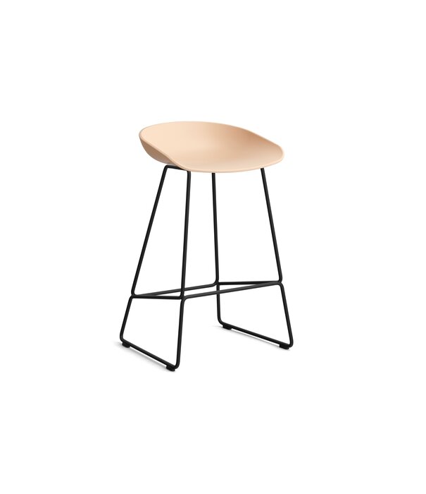 Hay  Hay AAS 38 Low Bar Stool black steel base