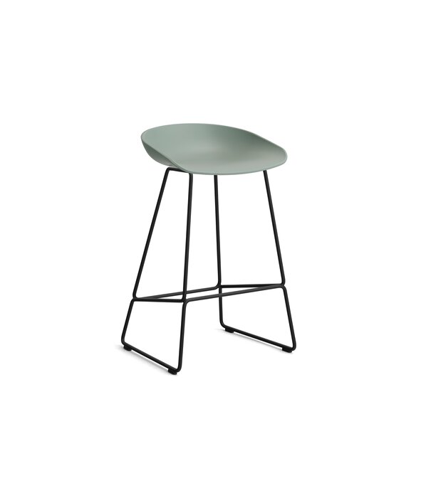 Hay  Hay AAS 38 Low Bar Stool black steel base