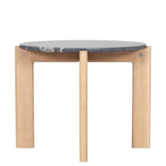 Asplund - Iris round coffee table small, Stone top