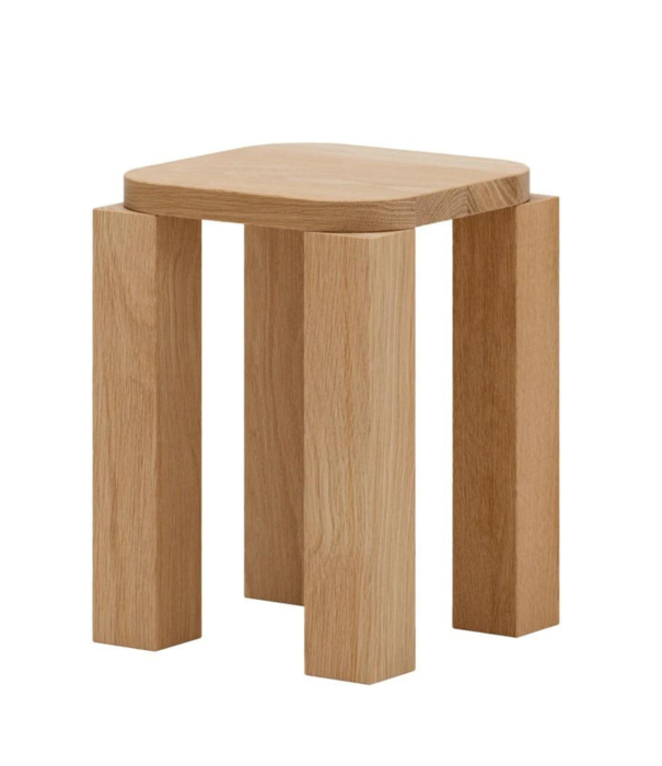New Works  New Works Atlas Stool,  natural oak