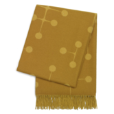 Vitra - Dot Pattern wool blanket mustard yellow