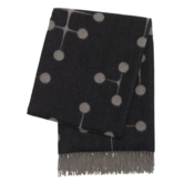 Vitra - Eames Wool deken zwart/grijs