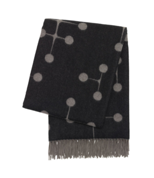 Vitra -  Eames Wool blanket black/grey