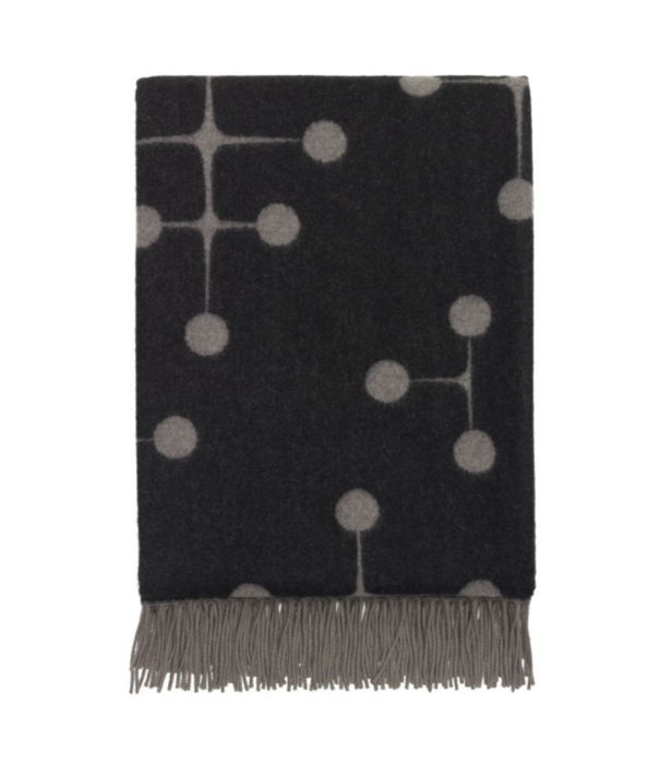 Vitra  Vitra - Eames Wool deken zwart/grijs