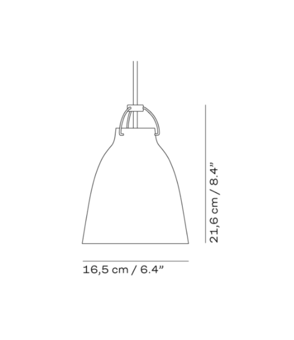 Fritz Hansen Fritz Hansen - Caravaggio P1  pendant  Ø16,5