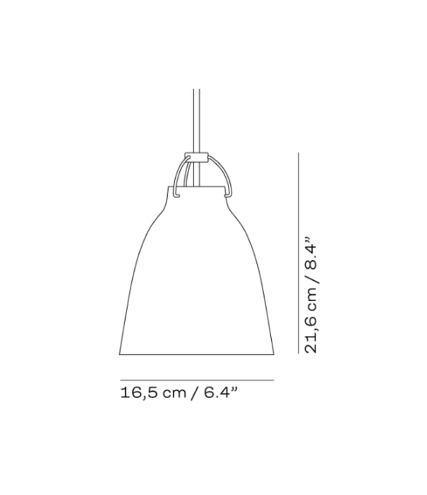 Fritz Hansen Caravaggio Opal  Pendant  Ø16,5
