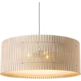 Kerflights Drum D9 Hanglamp berken / multiplex