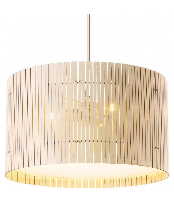 Graypants  Kerflights Drum D6 Hanglamp berk / multiplex