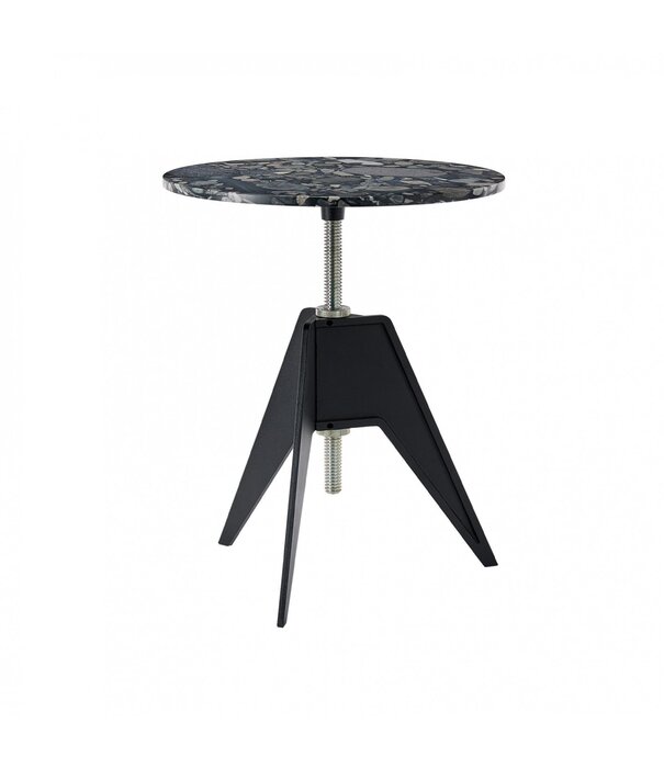 Tom Dixon  Tom Dixon - Screw cafe tafel marmer top Ø60