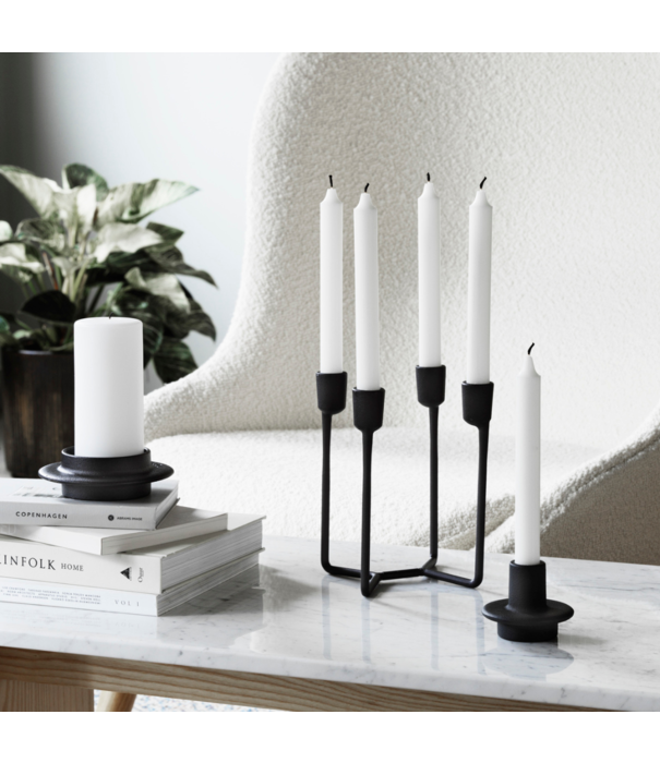 Normann Copenhagen  Normann Copenhagen - Heima candlestick black