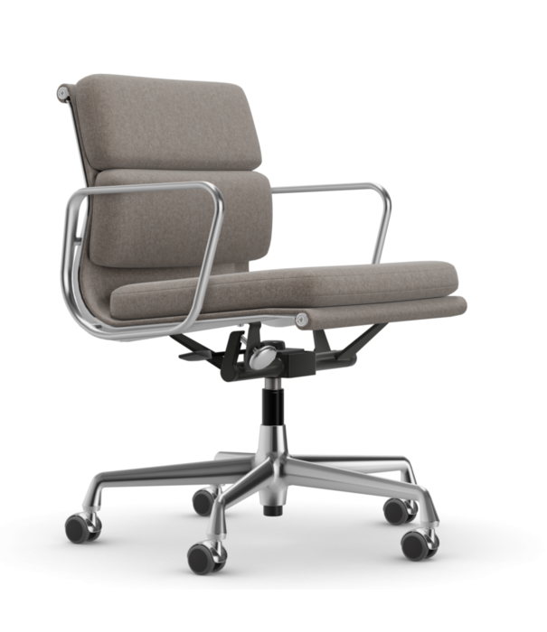 Vitra  Vitra - Soft Pad Chair EA 217 polished, fabric Cosy 2/ medium backrest