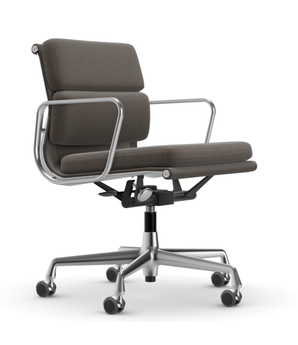 Vitra  Vitra - Soft Pad Chair EA 217 polished, fabric Cosy 2/ medium backrest