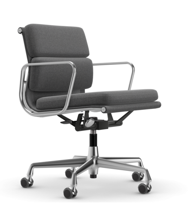 Vitra  Vitra - Soft Pad Chair EA 217 gepolijst, stof Cosy 2 / medium rugleuning