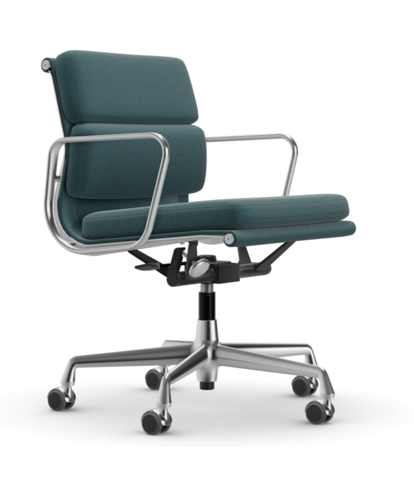 Vitra  Soft Pad Chair EA 217 polished, fabric Cosy 2