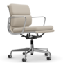 Vitra - Soft Pad Chair EA 217 gepolijst, stof Track / medium rugleuning