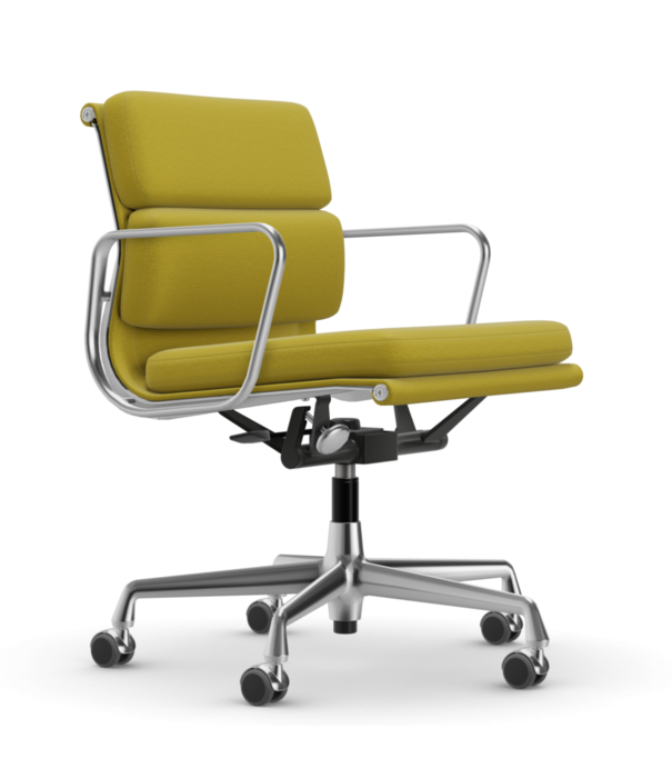 Vitra  Soft Pad Chair EA 217 Bureaustoel gepolijst, stof Track