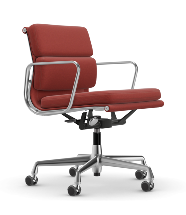 Vitra  Soft Pad Chair EA 217 Bureaustoel gepolijst, stof Track