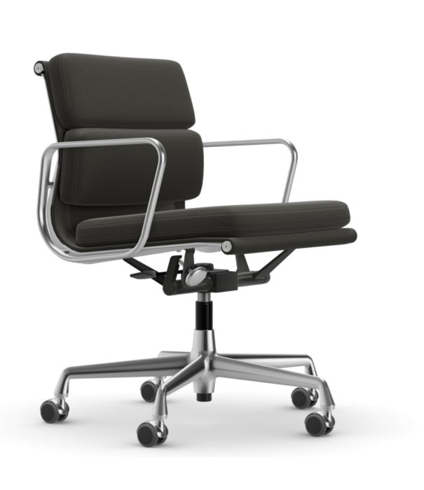 Vitra  Soft Pad Chair EA 217 Bureaustoel gepolijst, stof Track
