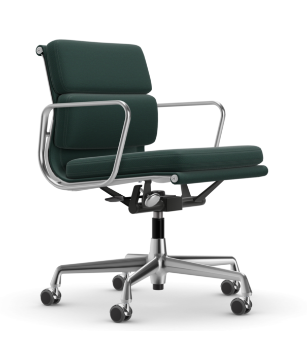 Vitra  Vitra Soft Pad Chair EA 217 gepolijst, stof Track / medium rugleuning
