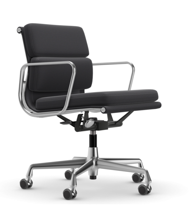 Vitra  Soft Pad Chair EA 217 polished, fabric Track