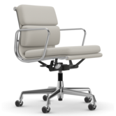 Vitra - Soft Pad Chair EA 217 gepolijst, stof Laser RE / medium rugleuning