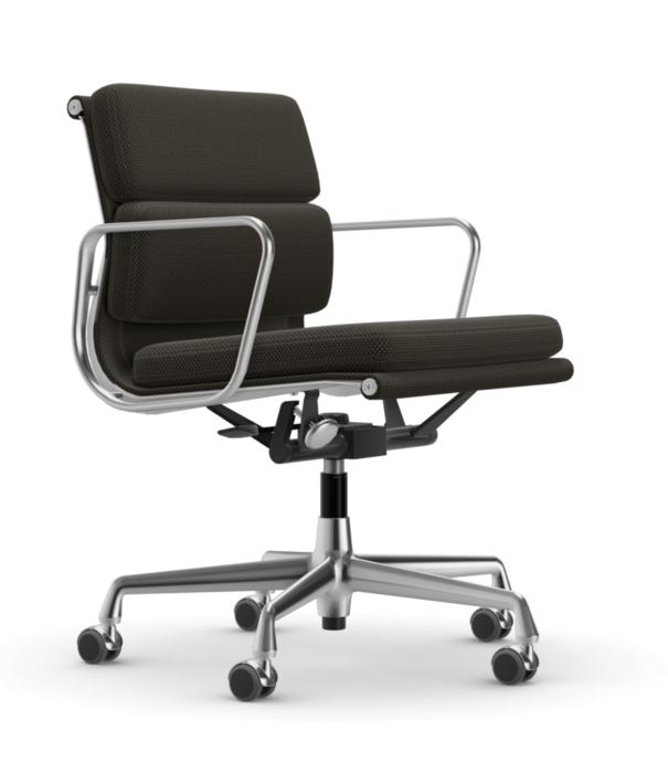 Vitra  Soft Pad Chair EA 217 Bureaustoel gepolijst, stof Laser RE