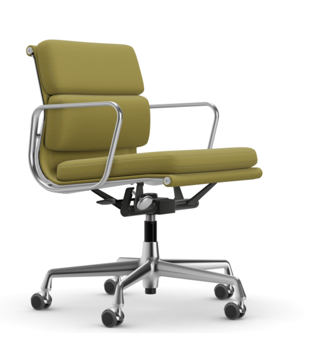 Vitra  Soft Pad Chair EA 217 polished, fabric Laser RE