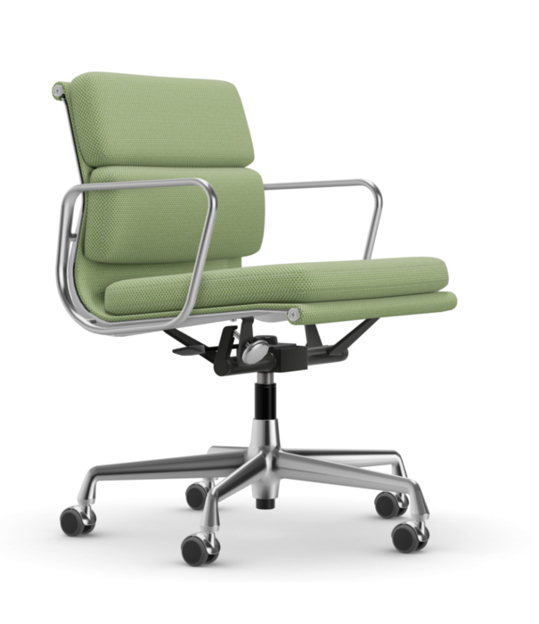 Vitra  Vitra - Soft Pad Chair EA 217 polished, fabric Laser RE / medium backrest