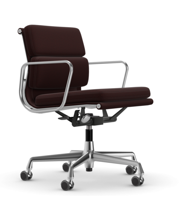 Vitra  Vitra - Soft Pad Chair EA 217 gepolijst, stof Laser RE / medium rugleuning