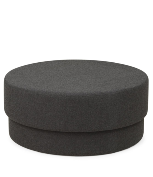 Silo Pouf Large, Kvadrat Hallingdal dark grey Ø90