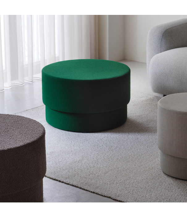 Normann Copenhagen  Silo Poef Small stof Canvas Ø50