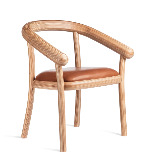 Made by Choice Made By Choice - Ella Chair oak, leather
