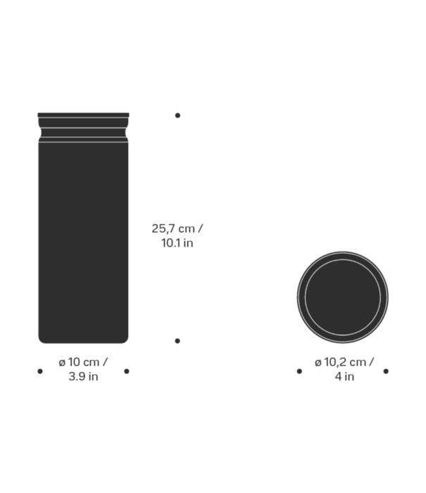 Vipp  Vipp - 253/255 glass storage can