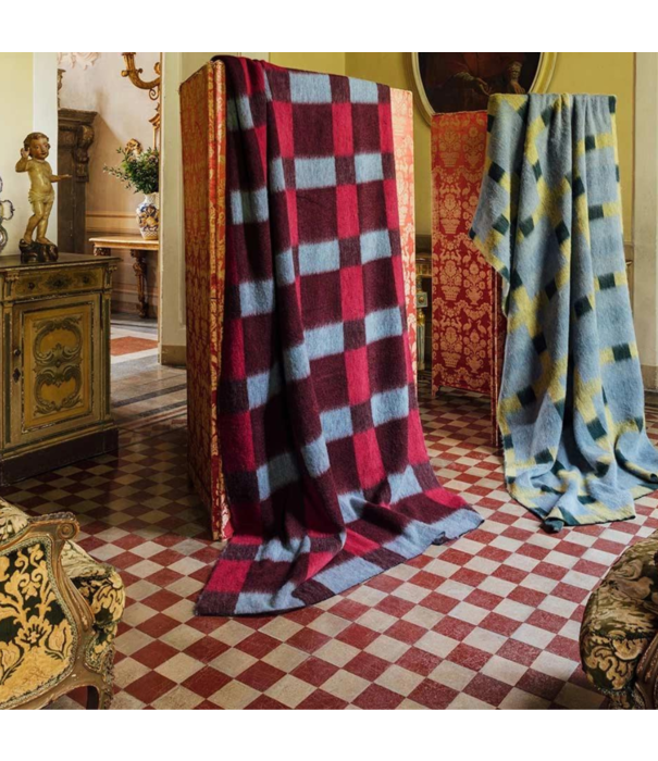 Layered  Evelina Kroon Oversized Blanket, Fall Foliage