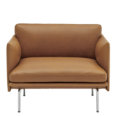 Outline Fauteuil Refine leer