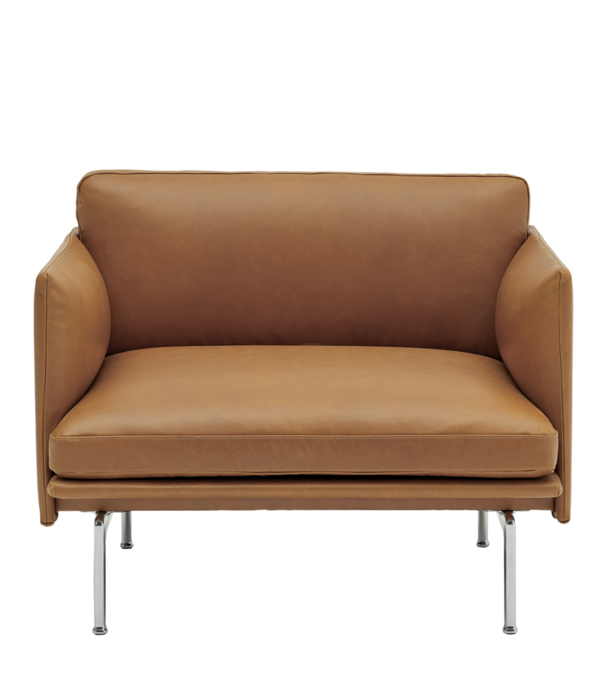 Muuto Outline Fauteuil Refine leer