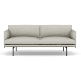 Muuto - Outline Studio 140 bank - voet zwart