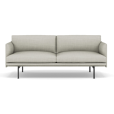 Outline Studio 140 sofa - base black