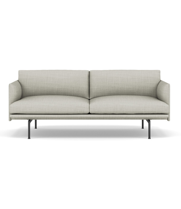 Muuto Outline Studio 140 bank - voet zwart