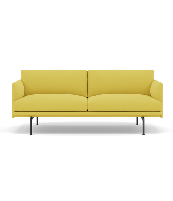 Muuto  Muuto Outline Studio 140 bank - voet zwart