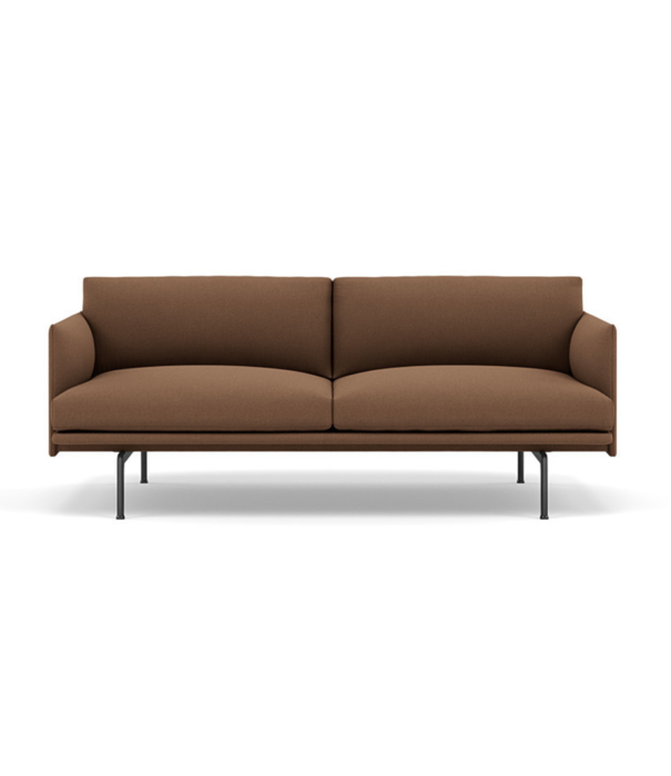 Muuto  Muuto Outline Studio 140 bank - voet zwart