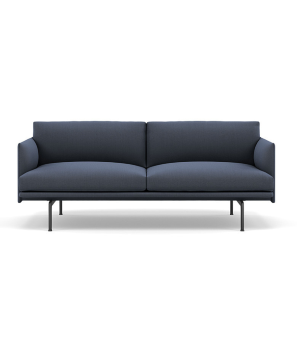 Muuto Outline Studio 140 bank - voet zwart