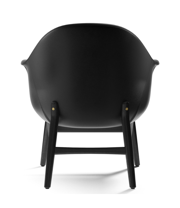 Audo Audo - Harbour lounge chair black oak, leather Dakar 0842