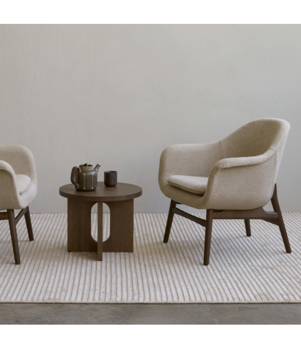 Audo Audo - Harbour lounge stoel zwart eiken, leer Dakar 0842