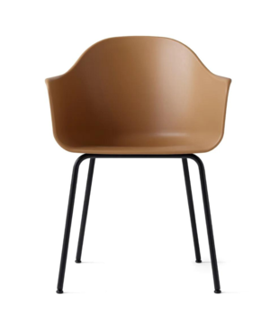 Audo - Harbour Dining chair plastic, black tube base