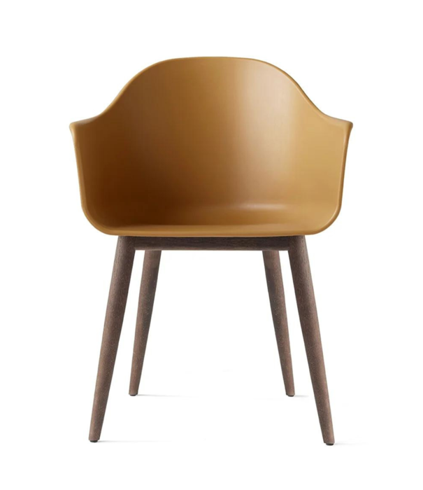 Audo Audo Copenhagen Harbour Dining Stoel plastic, houten poten