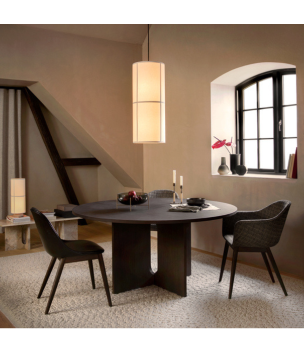 Audo Audo Copenhagen Harbour Dining Stoel plastic, houten poten