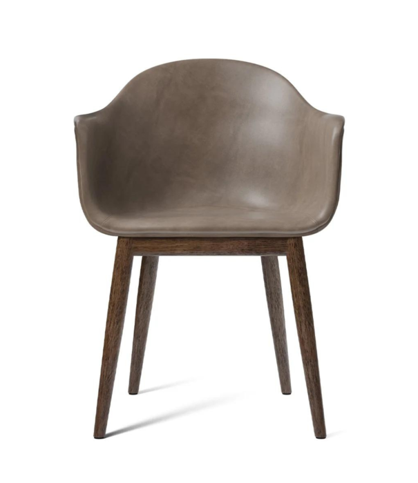 Audo Audo - Harbour Dining chair Dakar leather, wooden base